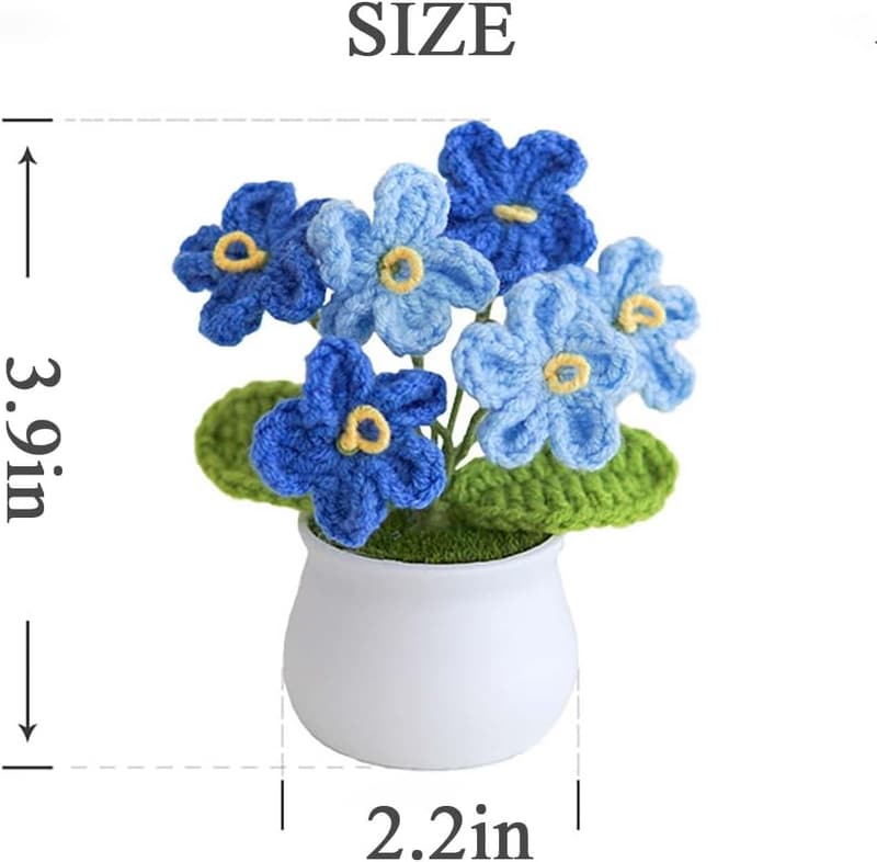 Artificial Handmade Pink Forget-Me-Not Flowers for Gifts & Decor