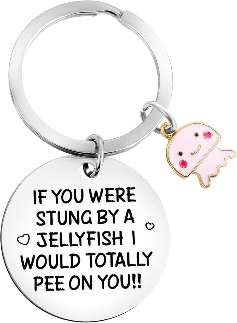 Best Friend Stainless Steel Keychain - Inspirational Gift