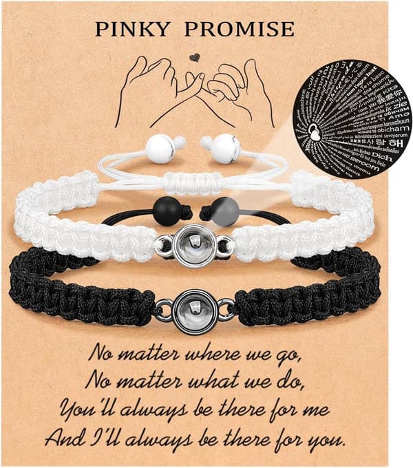 Love You in 100 Languages Bracelet for Couples