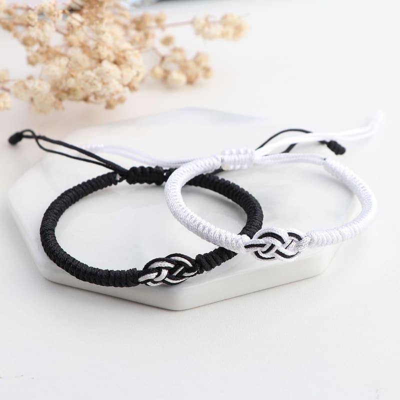 Couples Matching Bracelets for Anniversary - Long Distance Touch