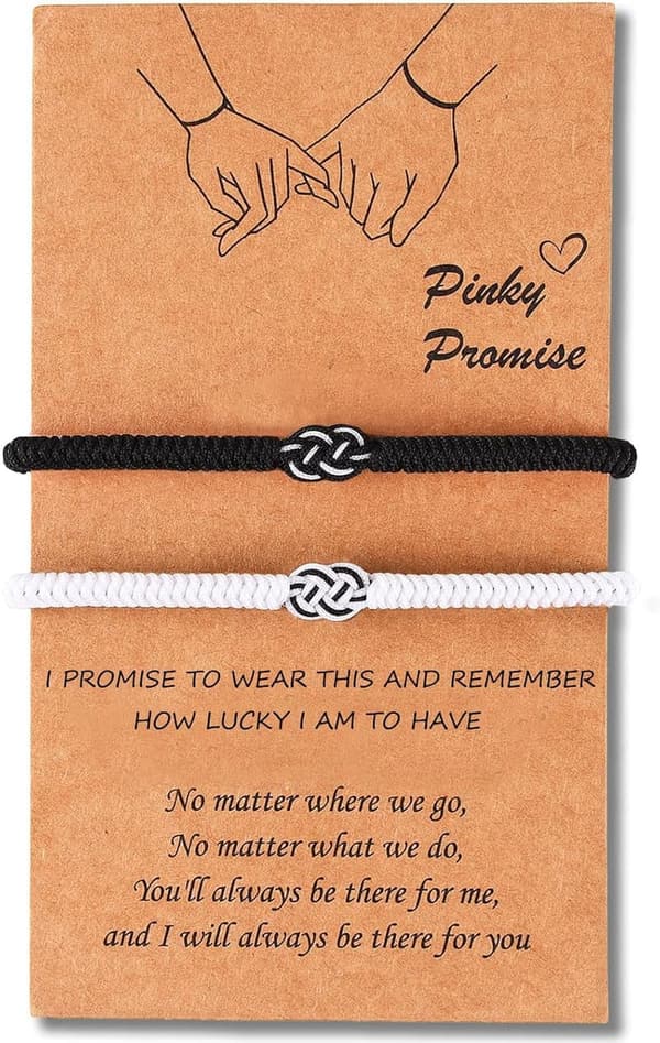 Couples' Red String Matching Bracelets for Birthdays