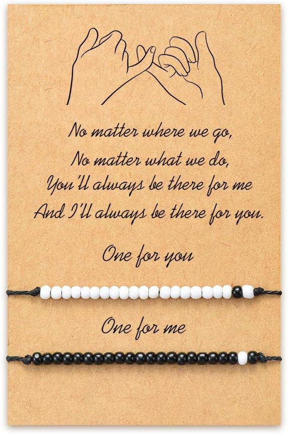 Pinky Promise Bracelets for Couples & Friends - Birthday Gifts