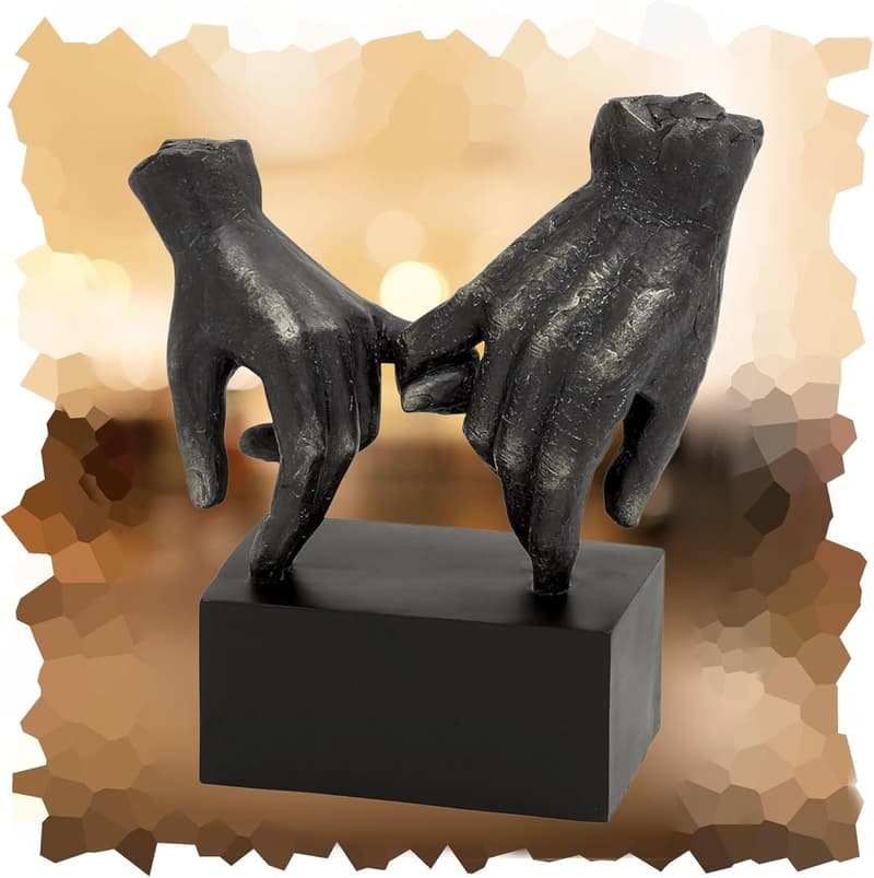 Pinky Promise Hand Statue Gift for Lovers and Friends