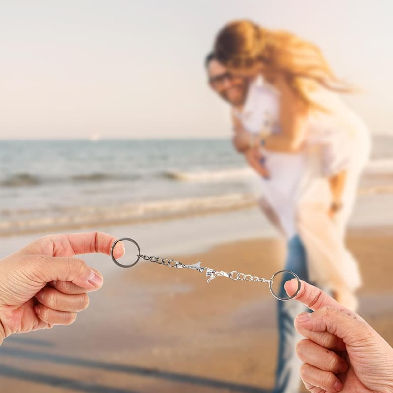Pinky Promise Keychain Set for Couples and Friends