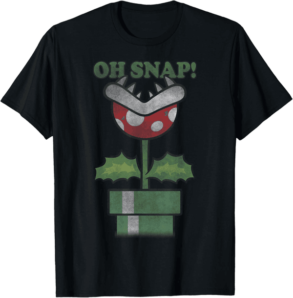Nintendo Super Mario Piranha Plant Vintage T-Shirt