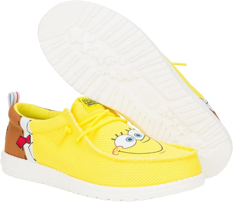 SpongeBob Men's Slip-On Loafers - Comfortable & Lightweight