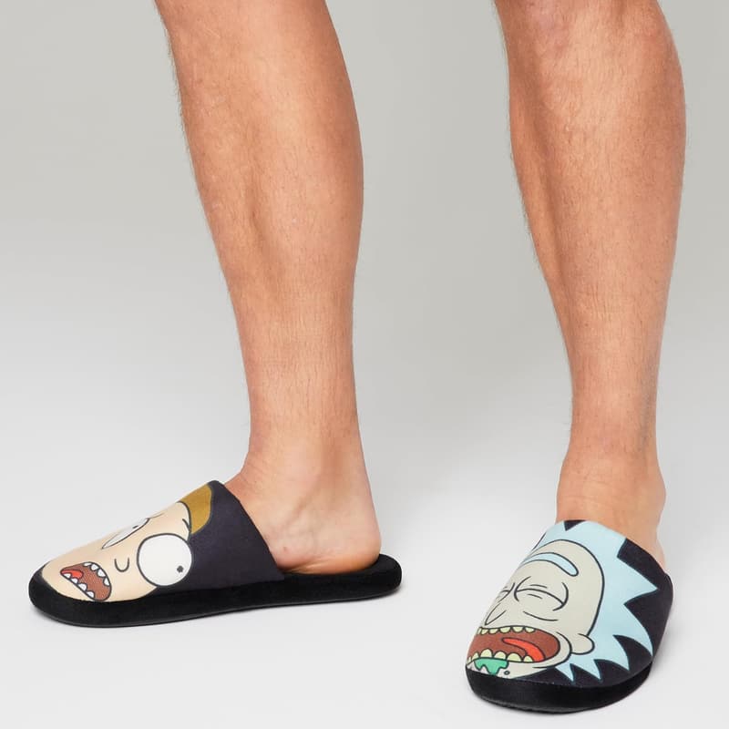 Rick and Morty Men's Non-Slip Slippers - Lounge Gifts for Him