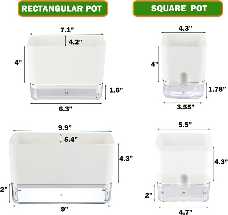 Self-Watering Planter Pots - 7