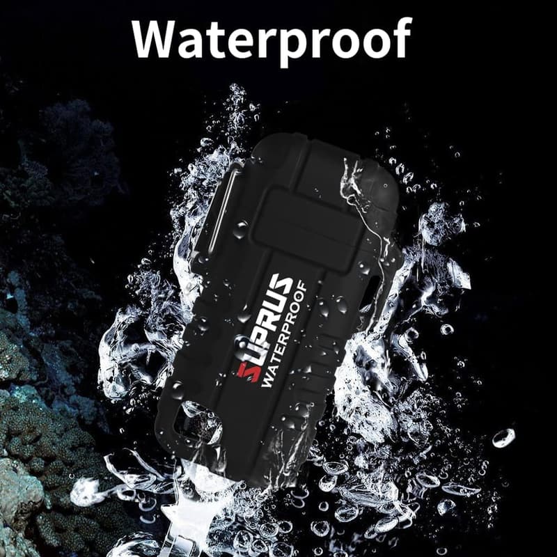 USB-C Rechargeable Waterproof Arc Plasma Lighter for Camping