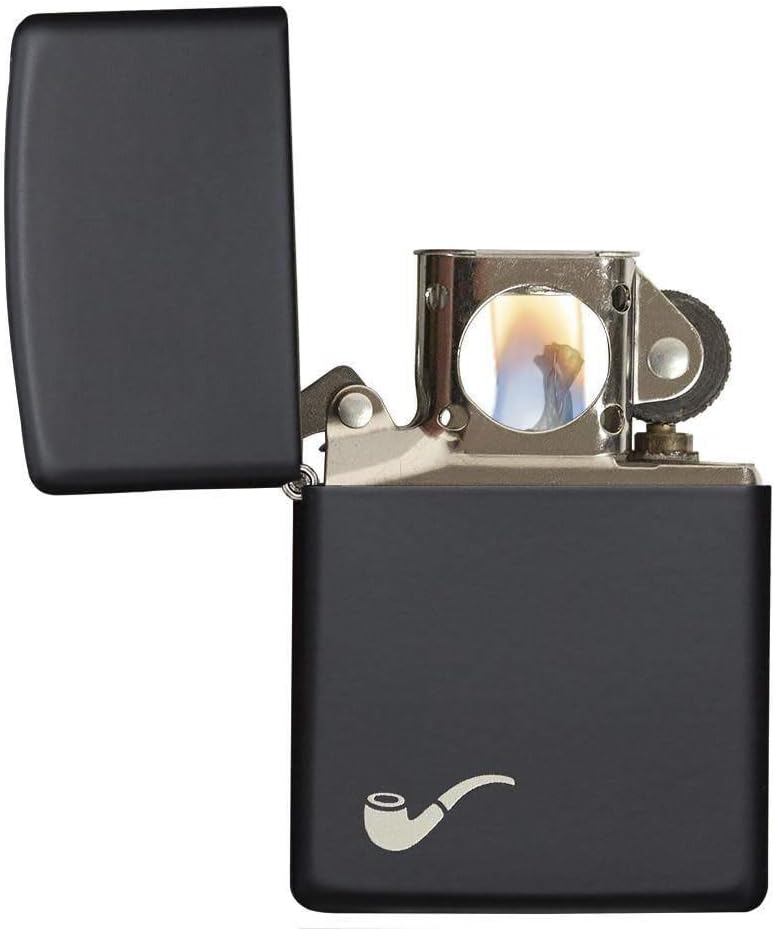 Black Matte Zippo Pipe Lighter
