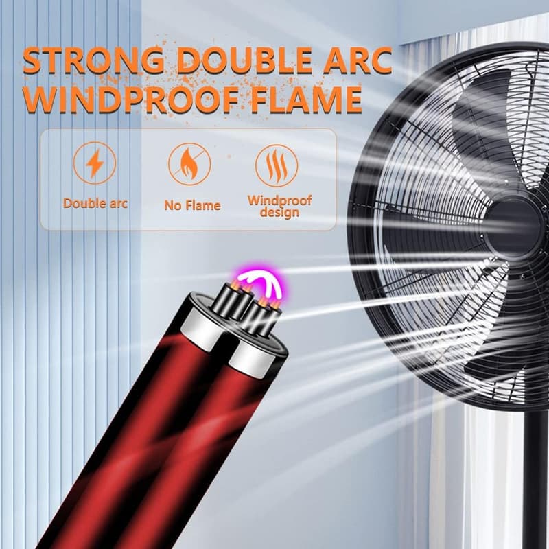 Rechargeable Plasma Electric Candle Lighter with LED Display
