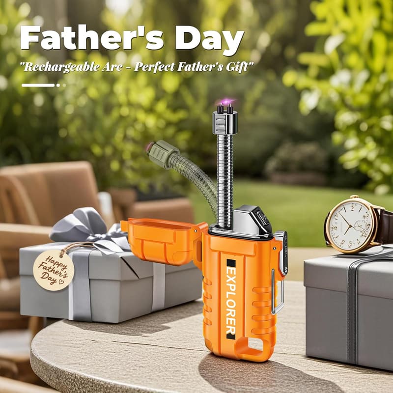 Rechargeable Electric Arc Lighter for Camping & Candles