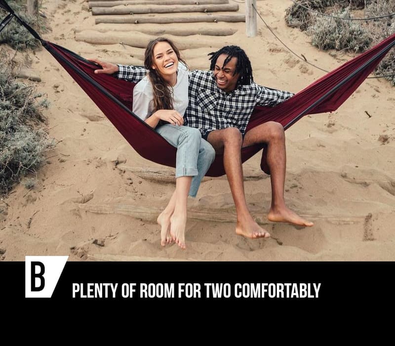 Portable Double Hammock for Travel & Camping
