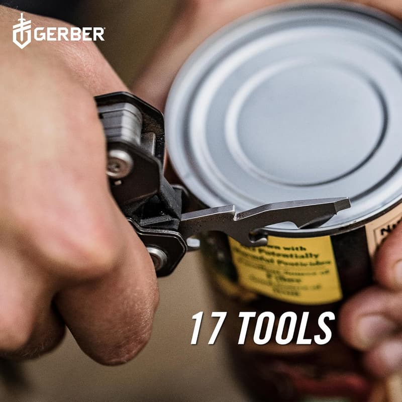 17-in-1 EDC Multi-Tool with Pliers, Knife & Accessories