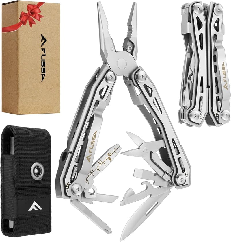 Father’s Day Stainless Steel Multi-Tool with Pocket Knife and Pliers