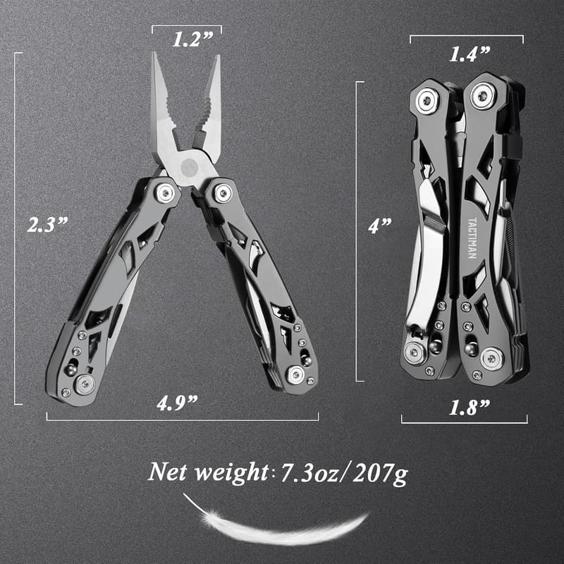 15-in-1 Tactical Multi-Tool Pocket Knife for Men