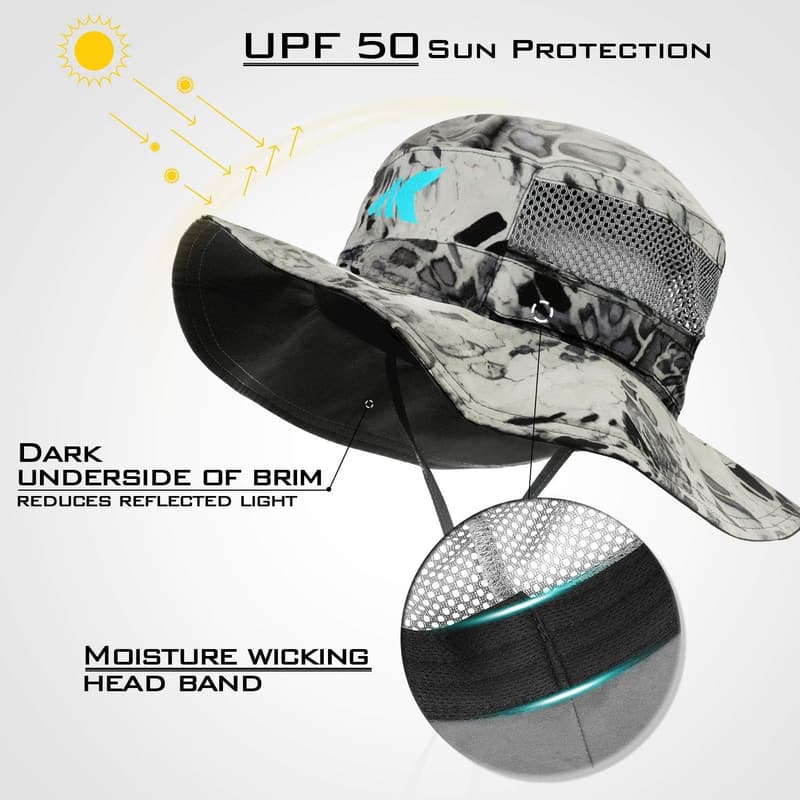 KastKing Sol Armis UPF 50 Boonie Hat for Outdoor Activities