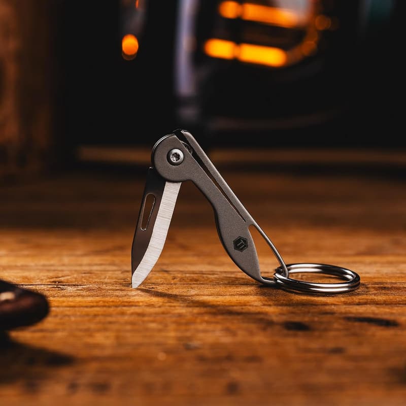 Lightweight Mini Titanium Pocket Knife for Everyday Carry
