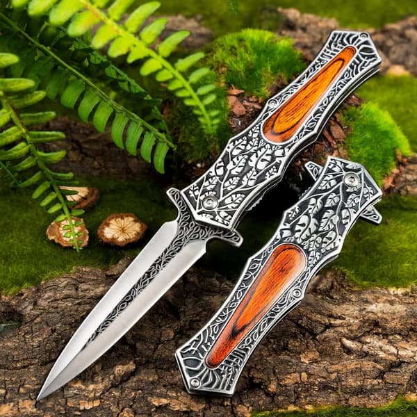 Valhalla Pastor Folding Knife, 3.7'' Liner Lock EDC Gift for Men