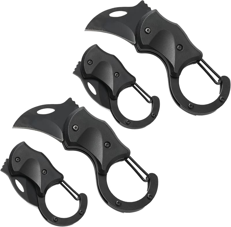 Compact Stainless Steel Pocket Knife Set for Men (2 Pack)