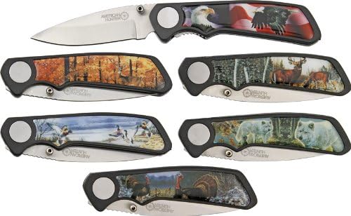 Wildlife Pocket Knife Set - 6 Pieces for Outdoor Enthusiasts
