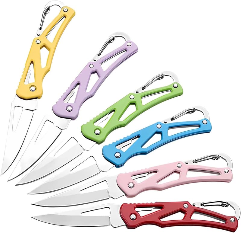 Mini Pocket Knife Set for Women - 6 Piece Cool EDC Tools