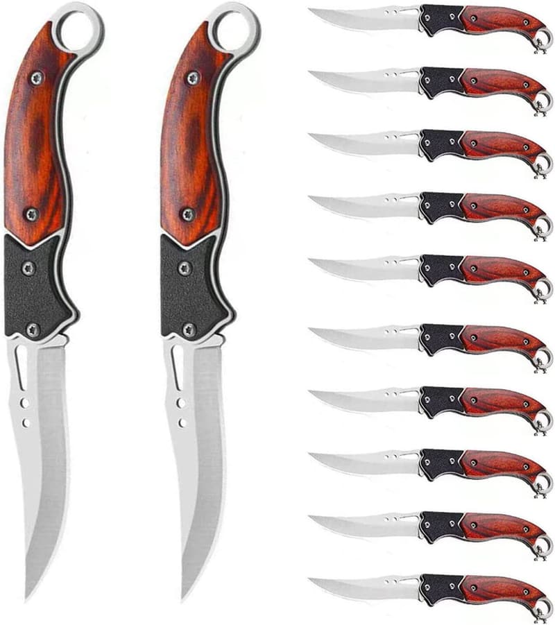 Tactical Folding Knife Set for Daily Carry (12-Pack)