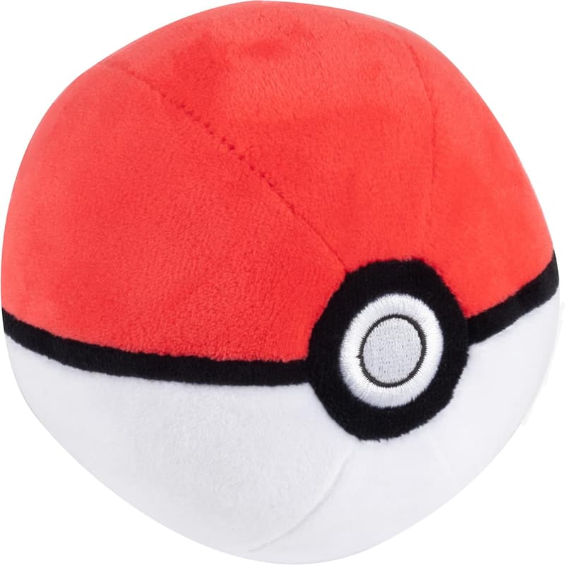 Pokémon Poke Ball Plush Toy - Soft Stuffed Gift for Kids 2+