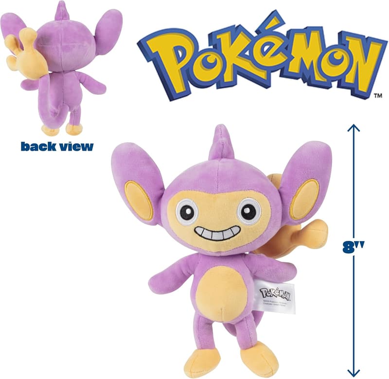 Pokemon Plush 3-Pack - Assorted Characters - Stuffed Toy Gift for Kids