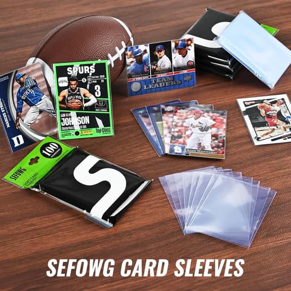 Clear Trading Card Sleeves - 10,000 Count Soft Plastic Protectors
