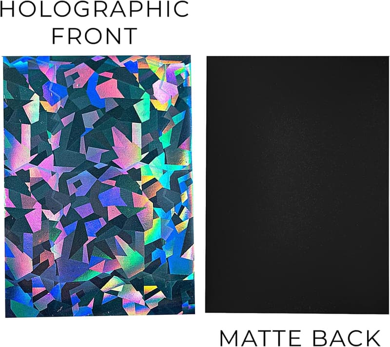 Black Holographic Trading Card Sleeves for Pokemon & More