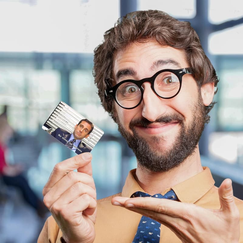 Funny Meme Card Skin Sticker - Slim, Waterproof Design