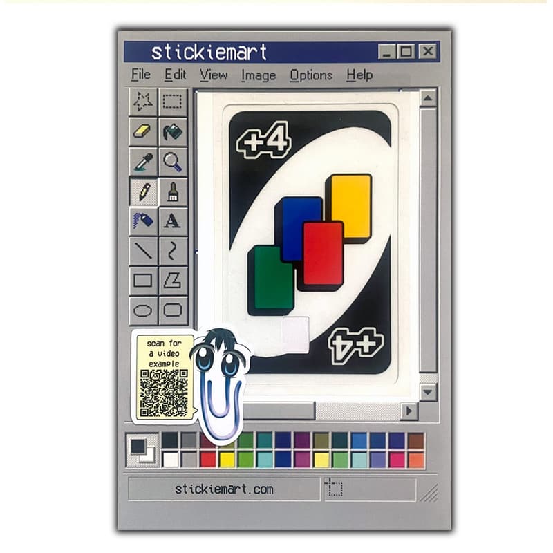Uno DRAW 4 Card Skin Cover for Debit, Credit & Transit Cards