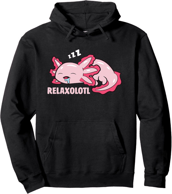 Axolotl Lover Pullover Hoodie for Salamander Fans