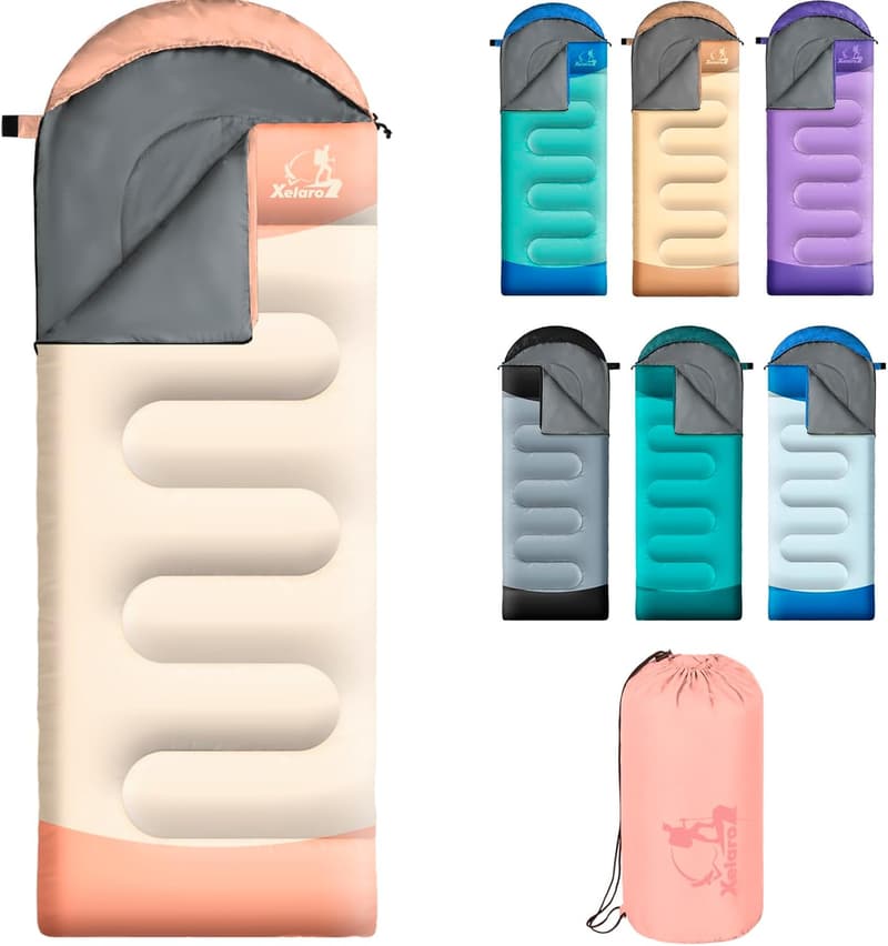 3-Season Waterproof Sleeping Bags for Camping & Hiking