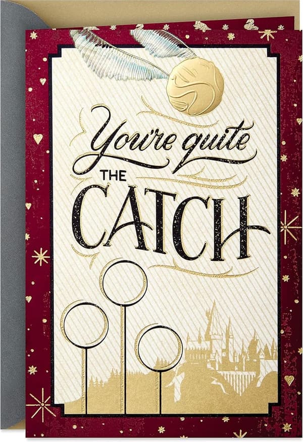 Harry Potter Golden Snitch Valentine's Day Card for Partner