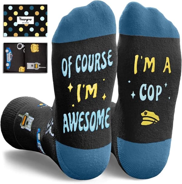 Geek-Themed Socks for Men and Women - Chef, Bus Driver, Fireman