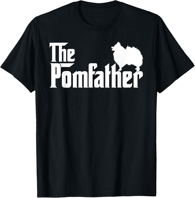 Funny Pomeranian Dad T-Shirt for Dog Lovers