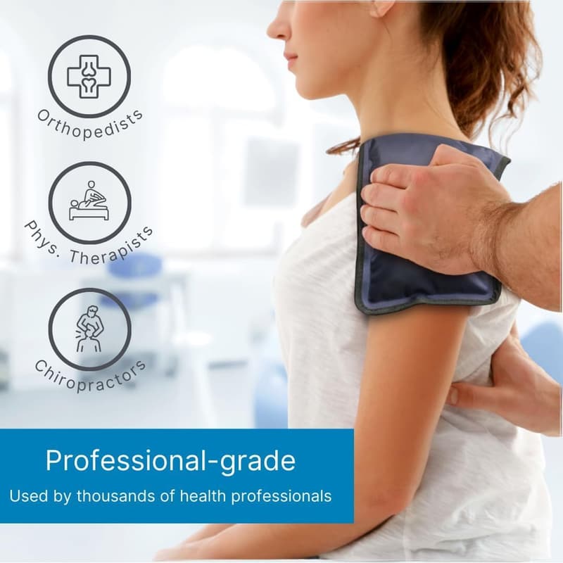 Reusable Flexible Gel Ice Pack for Injury Relief - Medium 7.5