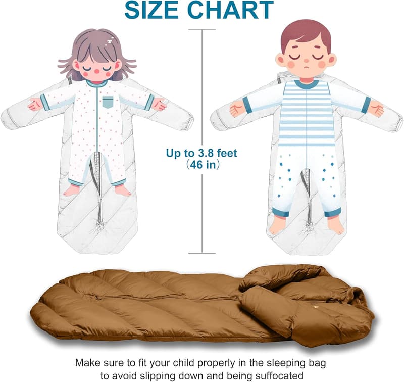 Toddler Sleeping Bag for Ages 2-4 | Lightweight & Washable