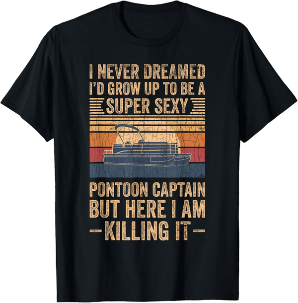 Pontoon Captain Gift T-Shirt for Fun Occasions