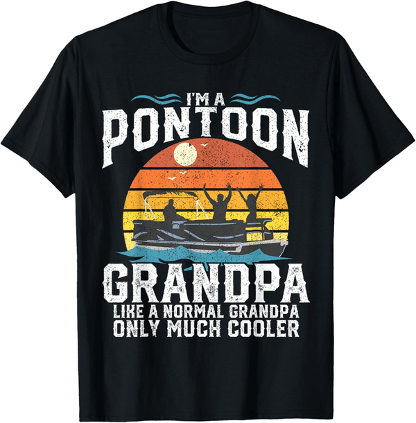 Funny Boating T-Shirt for Grandpa on Father's Day
