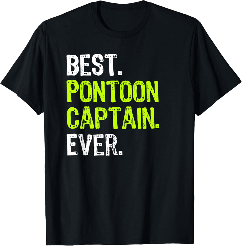 Pontoon Party T-Shirt for Boat Captains