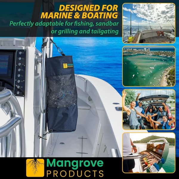 Portable Boat Trash Can - Reusable Marine Storage Bag