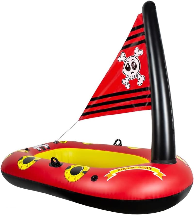 Pirate Boat Pool Float for Kids