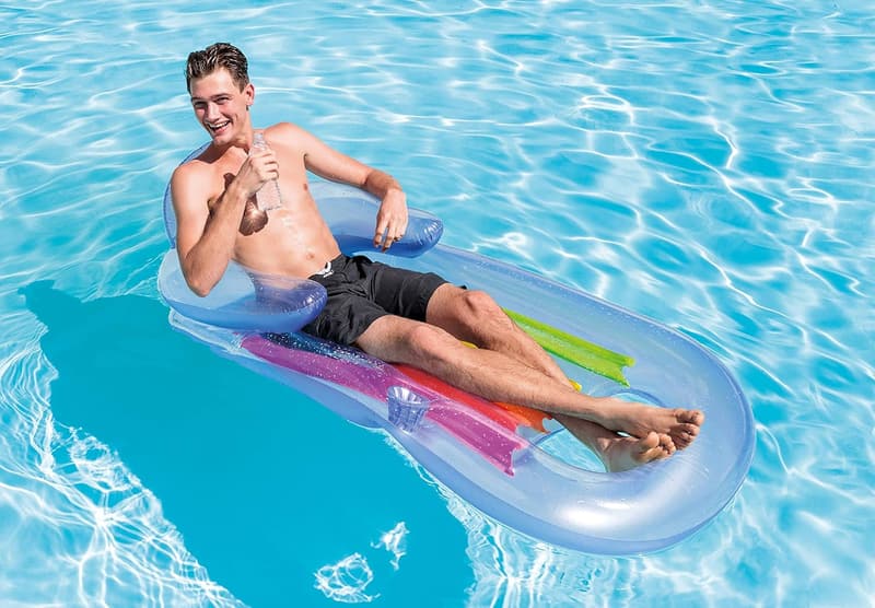 Intex King Kool Inflatable Pool Float for Relaxation