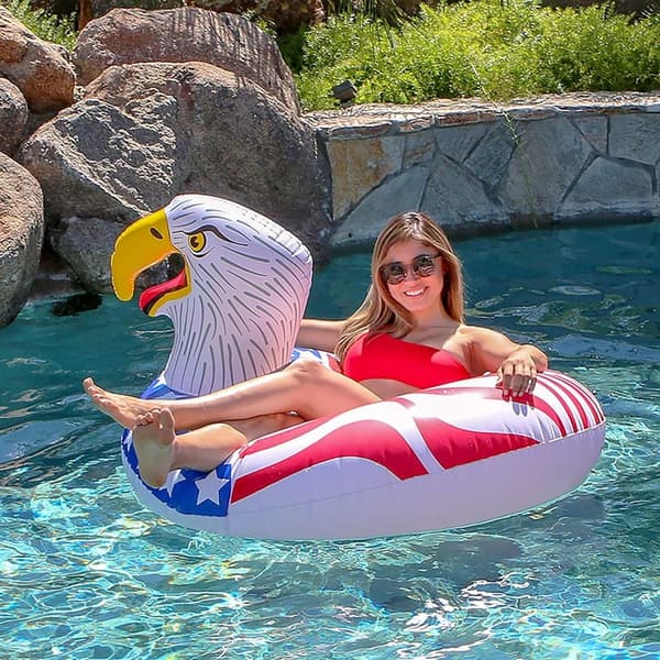 Inflatable American Eagle Party Tube for Adults & Kids