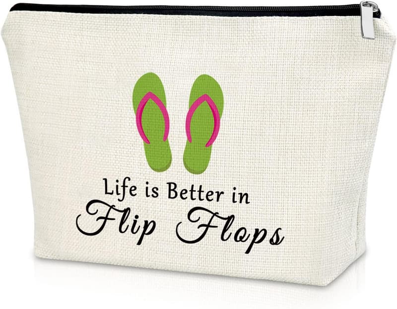 Beach-Themed Makeup Bag for Women - Ideal Birthday & Graduation Gift