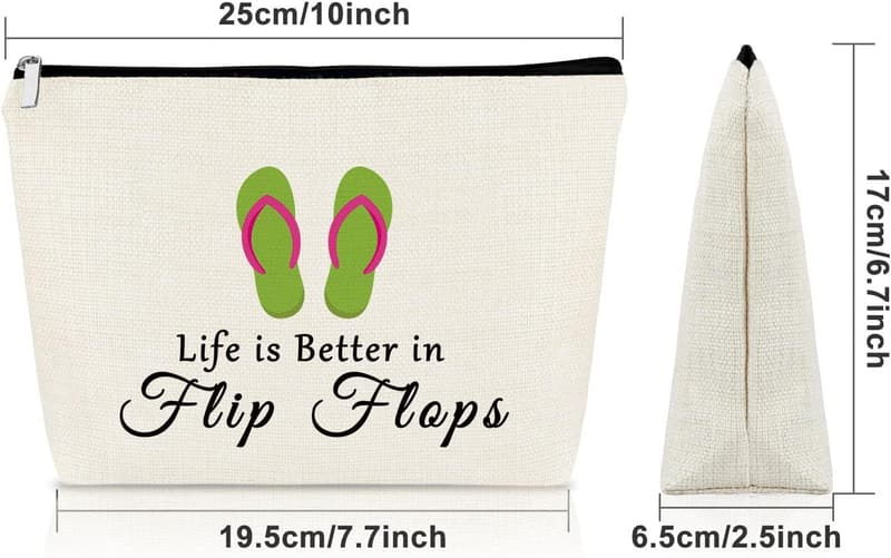 Beach-Themed Makeup Bag for Women - Ideal Birthday & Graduation Gift