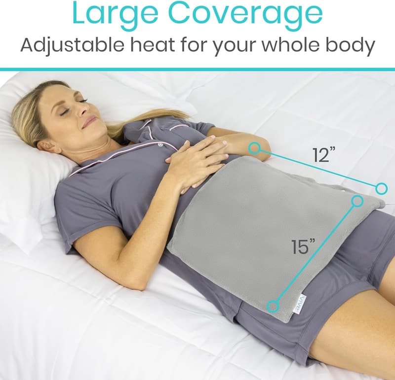 Electric Heating Pad for Pain Relief - Portable, Auto Shut Off 12